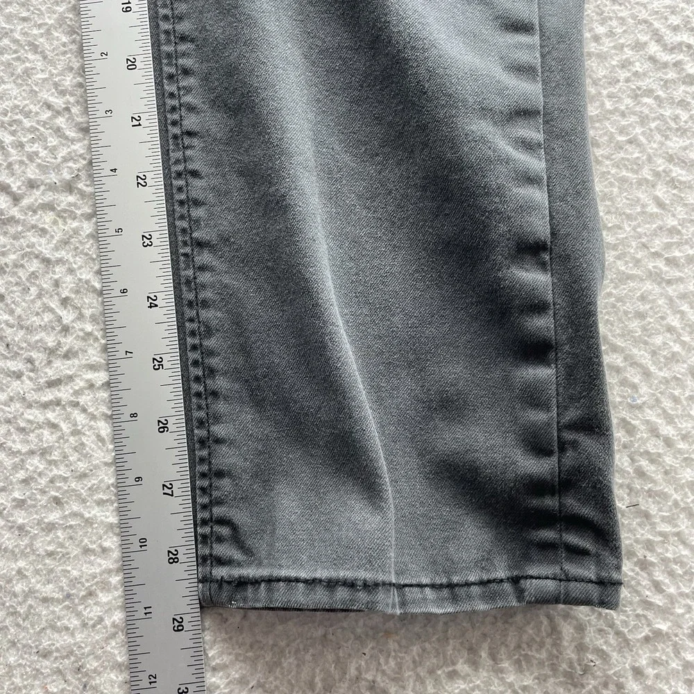 Levi's Chino Pants Mens 36x29 (Tag 36x30) Gray Stretch Gusset White Tab Workwear